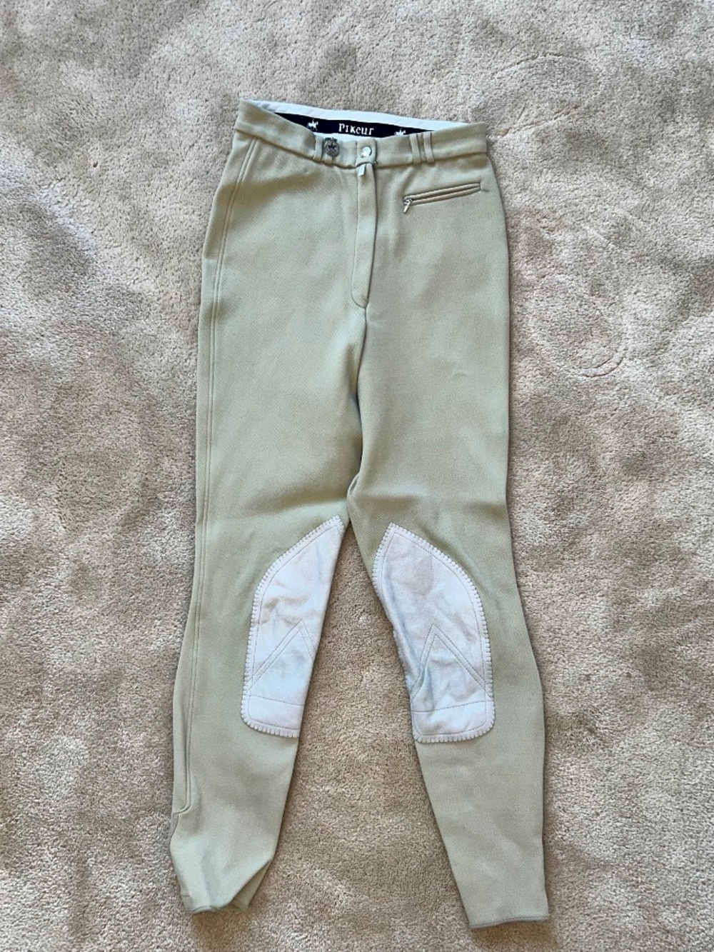 Pikeur Beige Knee Patch Equestrian Breeches Size 28L